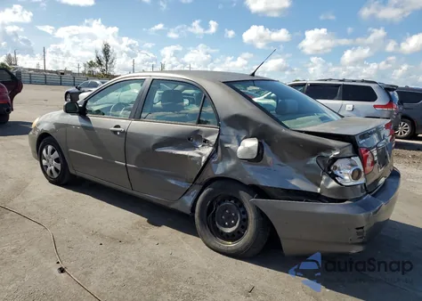 2007 Toyota Corolla Ce из США, поврежденный, VIN 2T1BR32E07C791798